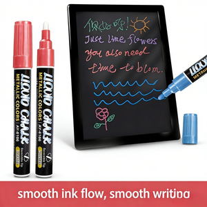 Marqueur Fluorescent Effaçable Sans Poussière à Base d'Eau, <span class=keywords><strong>Meilleure</strong></span> Vente Transfrontalière, Idéal pour l'Apprentissage et la <span class=keywords><strong>Peinture</strong></span> - Product Image 5