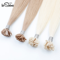 Nouveaux produits 2022 Extensions de cheveux humains à pointe en éventail pré-collées à la kératine 100% cheveux humains Extensions de cheveux à pointe en Y à la kératine