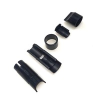 Molde de Inyección de Plástico de 4 Cavidades y Dos Colores para Carcasa Electrónica Semicircular Personalizada, Molde de Inyección de Doble Disparo
