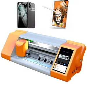 Supplier Front Back Skin Sticker Cutting Mobile Phone Screen Protector TPU Film Cutting Machine With WIFI Touch Screen