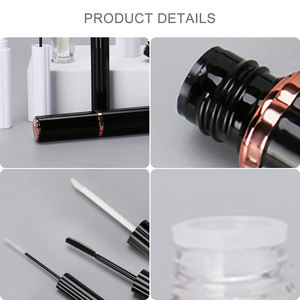 Logo personnalisé recyclable 5ml à la mode en plastique brillant à lèvres cosmétique <span class=keywords><strong>Eyeliner</strong></span> cylindrique emballage avec bouchon à vis - Product Image 2