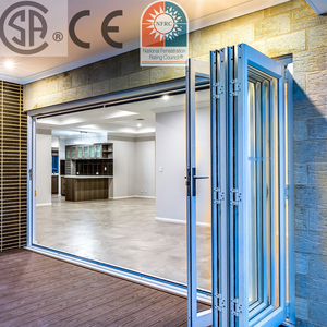 <span class=keywords><strong>Porte</strong></span> pliante en aluminium <span class=keywords><strong>Porte</strong></span> pliante en verre à bris thermique <span class=keywords><strong>Porte</strong></span> accordéon pour patio extérieur - Product Image 4