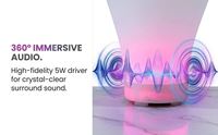 Seau à glace 7L avec haut-parleur Bluetooth, lumière LED 7 couleurs, grande capacité, refroidisseur de champagne et de bière, pour bar, fête, KTV, seau à boissons lumineux
