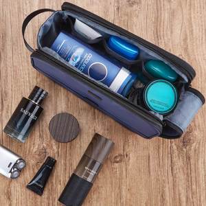 2026 New <b>Waterproof</b> Men's Fashionable Water-Resistant Leak-Proof Dopp Kit Large Capacity for <b>Toiletry</b> <b>Bag</b> Stone Accent Zipper... - Product Image 6