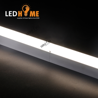 Projecteur linéaire LED extérieur étanche IP68 en aluminium pour rail, blanc RGB, encastré au sol