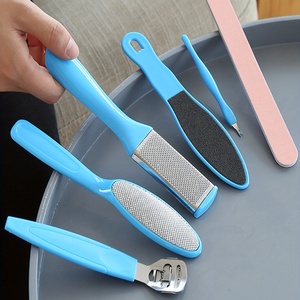 ชุดเครื่องมือทำเล็บเท้าแบบมืออาชีพชุดอุปกรณ์กำจัดผิวที่ตายแล้วเครื่องมือดูแลเล็บเท้าสแตนเลสชุดดูแลเท้ากำจัดหนังที่ด้าน - Product Image 3