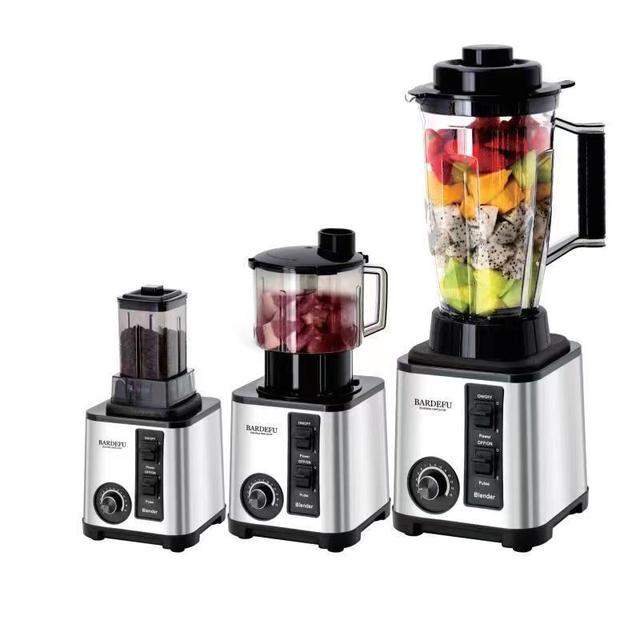 Pure Copper Motor 2/3/5/7 in 1 Blender Heavy Duty Kitchen Household Fruit Juicer Electric Smoothie Mixer Blender EU/UK/USA Plug