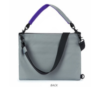 Personnalisé 15.6 pouces mode pochette pour ordinateur portable rembourré gonflé léger étui de protection sac pour ordinateur portable fermeture éclair bandoulière sacs à bandoulière