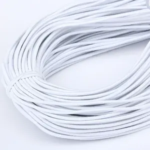 Заводская цена, оптовая продажа, индивидуальный эластичный круглый шнур 2 мм, плетеный эластичный шнур