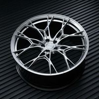 Rines de Fibra de Carbono Compuesta Estilo CPP MM1 de 19-21 Pulgadas OEM, Centro Forjado en Negro Mate para McLaren 720S 765LT 570S 600LT 650S