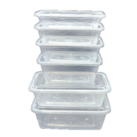 Couverts jetables Acheter un conteneur Conteneur de stockage des aliments Plastique alimentaire Boîte à lunch jetable