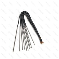 Sonda de Acero Inoxidable Impermeable de Rango de Temperatura Ultrabaja PT100 PT1000 RTD, Sensor de Temperatura para Monitoreo de Cadena de Frío