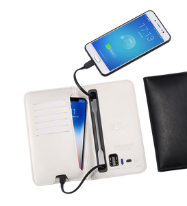 Porte-monnaie multifonction sans fil, <span class=keywords><strong>2022</strong></span> mah, meilleur cadeau, batterie portable, chargeur rapide - Product Image 6