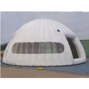 Commerciële Opblaasbare Yurt Witte Opblaasbare Bubble Koepel Tent Te Koop