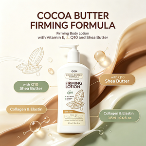 Loción <span class=keywords><strong>Corporal</strong></span> de Manteca de Cacao de 315 ml, <span class=keywords><strong>Crema</strong></span> <span class=keywords><strong>Corporal</strong></span> Hidratante con Colágeno <span class=keywords><strong>Q10</strong></span> y Elastina, Venta al por Mayor - Product Image 4
