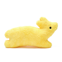 Coussin en peluche doux en forme de lapin, adorable oreiller décoratif en forme de lapin