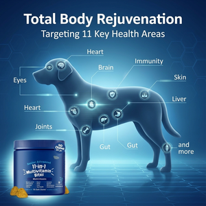 สัตว์เลี้ยงเคี้ยวนุ่มวิตามินรวม10-in-1สนับสนุนการย่อยสลายการดูดซึมสารอาหารวิตามินโปรไบโอติก EPA DHA สำหรับอาหารเสริมสุนัข - Product Image 6