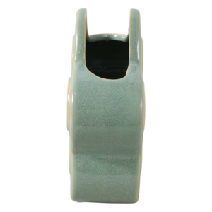 Organizer da scrivania in ceramica a forma di fiore, piccolo contenitore per scrivania, per decorare l'ufficio di casa. - Product Image 3