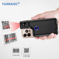 Lecteur de codes-barres sans fil 2D haute vitesse YUANAIDC, scanner portable 1D/QR code, pistolet de lecture USB pour supermarché, magasin, point de vente