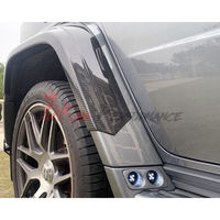 Convertir le kit de carrosserie en fibre de carbone entièrement sec de style fusée B900 pour Mercedes Benz G Wagon W464 G63 Bodykit