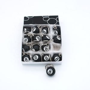 LLavero de 8 bolas para decoración de llaveros, regalo de promoción, para mesa de billar, billar, precio barato - Product Image 4