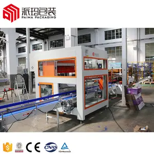 Auto Case Packer Carton Side Load, Case Packer Complete Carton Erector System Pick Up And Place Bottle Carton Packer