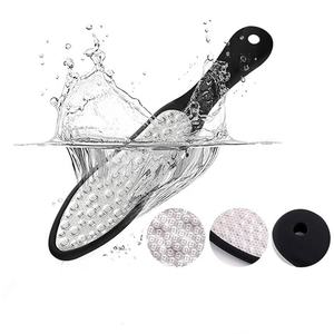 Lime à pied double pédicure personnalisée en gros avec dissolvant de callosités en acier inoxydable et lime à peau morte pour les soins des pieds - Product Image 1