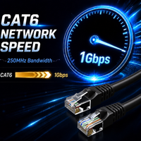 Câble réseau CAT6 personnalisé, câble Ethernet RJ45, câble LAN pour la maison, le bureau, l'ordinateur, le routeur, le commutateur