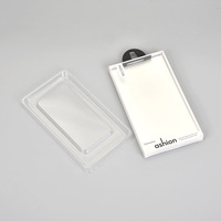 Boîte en papier personnalisée avec logo pour emballage de coque de téléphone portable, boîte d'emballage en papier avec fenêtre en PVC