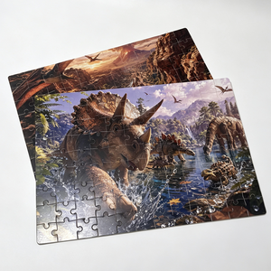 Puzzle d'aventure dinosaure en mousse EVA souple, non toxique et imperméable, 108 pièces, pour l'apprentissage et le jeu parent-enfant - Product Image 1