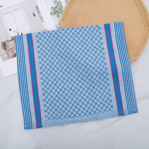 Colorful Checkered Tea Towel 38x64 Cm Cotton Polyester Thickened Absorbent <b>Kitchen</b> Tea Room Cleaning Mat Rectangle - Product Image 4
