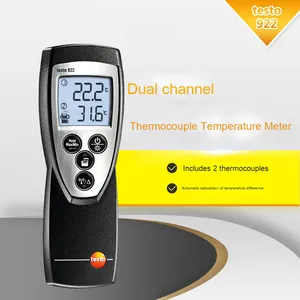 Thermomètre industriel numérique portable haute performance monocanal Testo 922 en ABS, prise en charge ODM et OEM personnalisée - Product Image 2