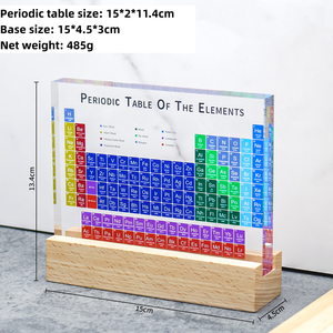 <span class=keywords><strong>Tabla</strong></span> Periódica de los Elementos de Acrílico Transparente Personalizada, Material Didáctico Escolar, Regalo para Estudiantes y Profesores, Manualidades de Acrílico Educativas - Product Image 6