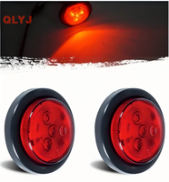 Nouvelle Feuille de Signalisation Latérale LED Ronde de 2,5 pouces, Feu de Position Arrière, Certifié DOT, Étanche IP65, DC12V