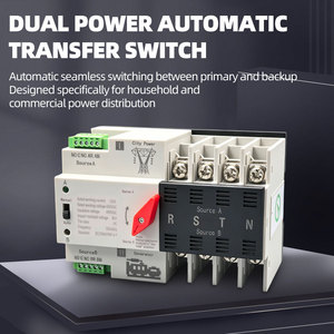 2P PC级单相ATS，双极手动和自动双模式转换开关63A/100A/125A AC690V，支持OEM&ODM，通过CE CQC认证 - Product Image 2