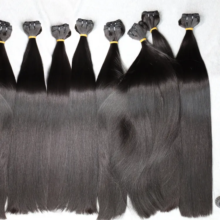 Drop Shipping Vendor Straight virgin Hair Bundles indian hair extension 100% Straight human hair Bundles