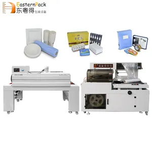 Automatic Orbital Wrapping Dvd Case Sleeve Transparent Film Knife Shrink Wrap Machine