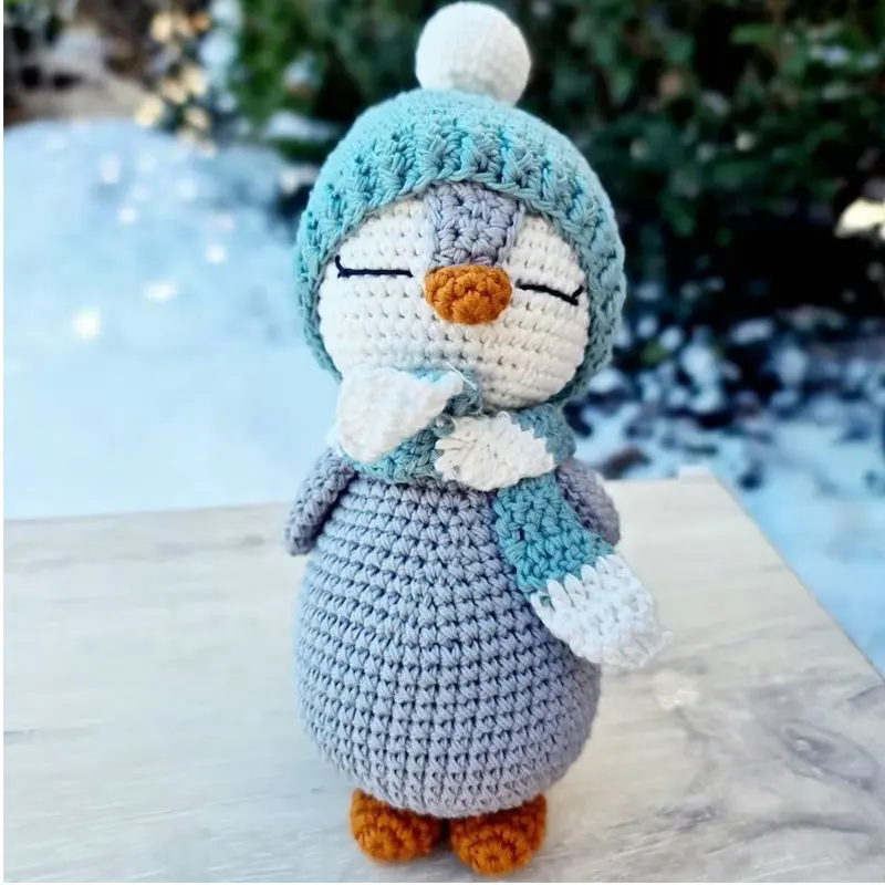 100% Katoen Zacht Amigurumi Spullen Dier Op Maat Gebreid Speelgoed Voor Kinderen Cadeau Set Gehaakt Dier Voor Baby Cadeau Set