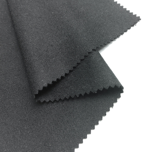 Bán Sỉ Bộ Đồ Len Melton 50 Vải Len Dệt Màu Đen Gsm 720 Gsm - Product Image 4