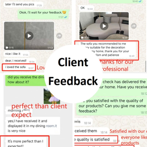 كرسي حديث وفاخر من وحدات مقطعية مع تصميم متموج للشقة أفضل أثاث غرفة معيشة قابل للتمديد - Product Image 6