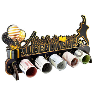 Ornement décoratif transfrontalier en bois, porte-monnaie Arche de Noé, cadeau de baptême pour garçons et filles, symbole de dévotion pour les jeunes - Product Image 5