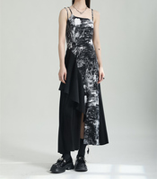 Robe d'été pour femmes, Design de Niche, Sense, robes décontractées, Sexy, mosaïque imprimée, vêtements de luxe irréguliers, robe à bretelles