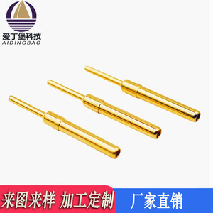 สปริงพินส์ หัวทรงกระบอก ชุบทอง ค่าการนำไฟฟ้าสูง สำหรับใช้งานทั่วไป - Product Image 5