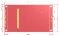 Écran LCD TFT AISON 3,5 pouces 320x480, module d'affichage LCM avec pilote ILI9488, écran tactile résistif SPI 4 fils, rétroéclairage LED 250cd/m