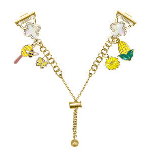 EnjoyPretty Bracelet de montre de style luxe de haute qualité à 4 feuilles de trèfle pour Huawei Fit 3 - Product Image 3