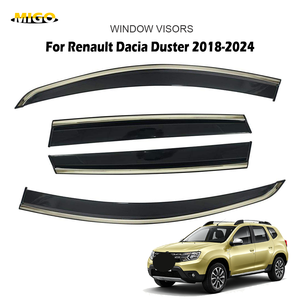 Deflettori per Finestrini Auto per Renault <span class=keywords><strong>Dacia</strong></span> <span class=keywords><strong>Duster</strong></span> 2018-2024, Alta Trasmissione della Luce, Protezione per Tutte le Stagioni, Accessori Auto - Product Image 1