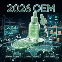 Sérum facial en capsules Centella Niacinamide, ampoule apaisante, hydratante et éclaircissante pour le soin du visage à domicile, OEM