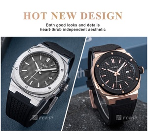 Montre homme en acier inoxydable de luxe avec logo personnalisé, mouvement mécanique <span class=keywords><strong>NH35</strong></span>, automatique, marque privée pour hommes - Product Image 3