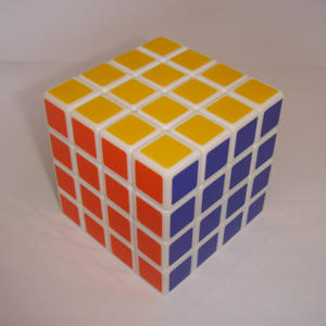 Cubo mágico Gyoung 4x4 de 6 cm, rojo, naranja, azul, verde, amarillo, blanco, juguete educativo para niños mayores de 3 años - Product Image 3