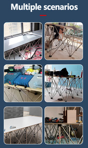 Wholesale Customizable High Quality Modern Outdoor <strong>Folding</strong> Thickened Stainless Steel Spider Leg <strong>Workbench</strong> - Product Image 4